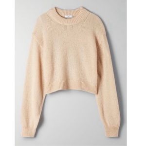 Aritzia slightly cropped sweater